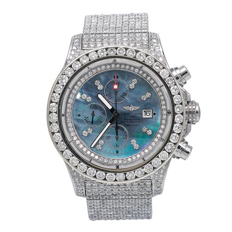 diamond breitling watches for men.